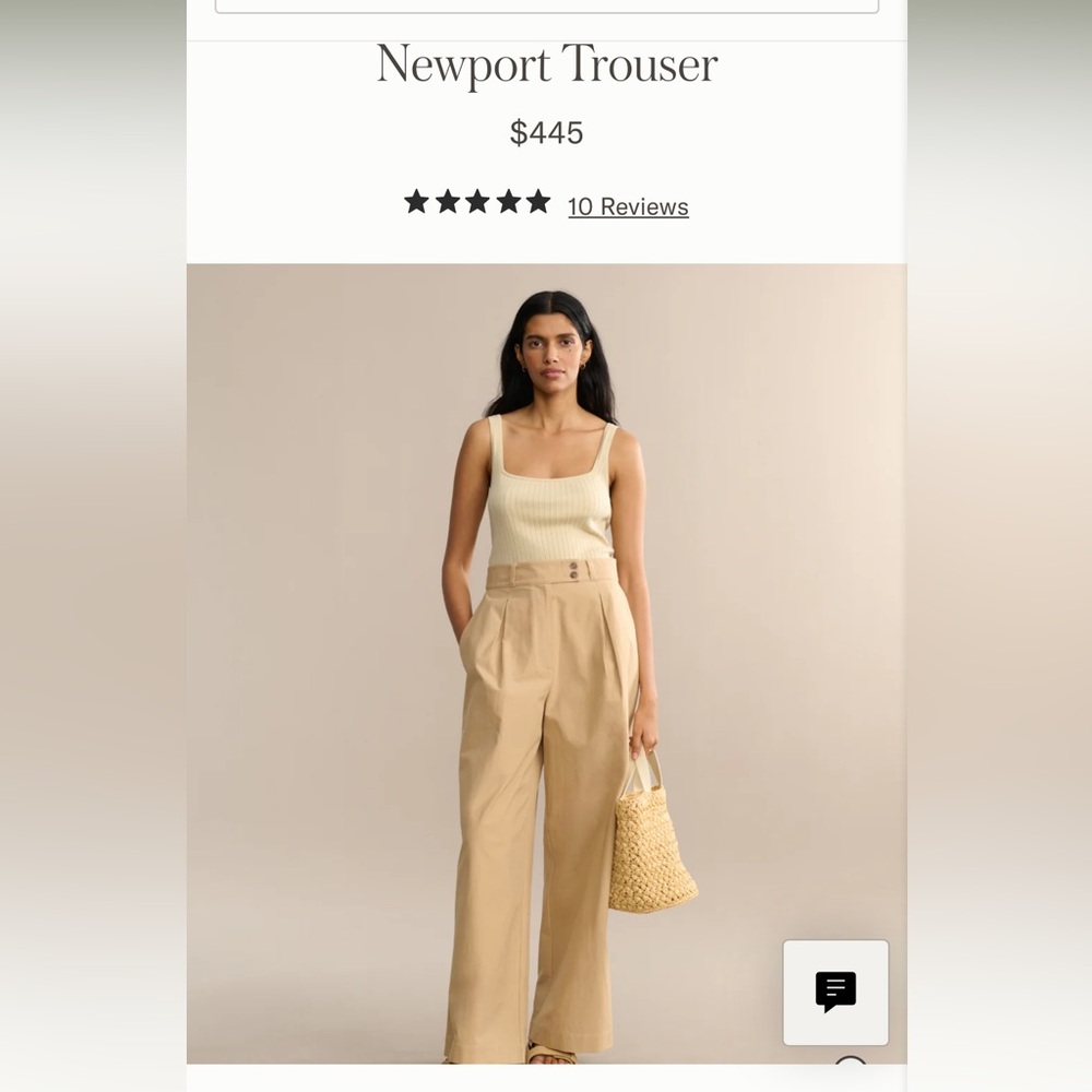 Jenni Kayne Newport Trouser Khaki
